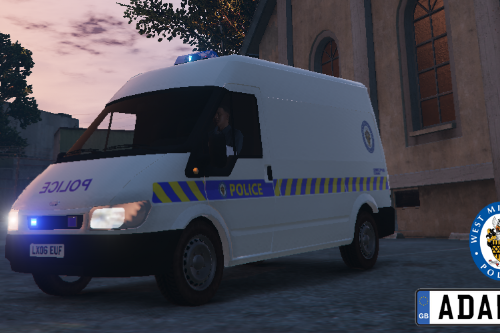 West Midlands police Ford Transit 